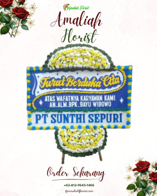 Papan Bunga Duka di Wringinanom